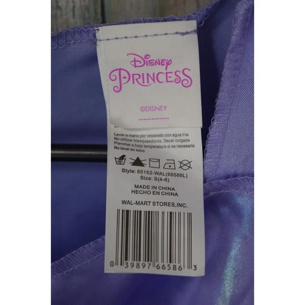 Disney Princess Ariel Halloween Costume Small (4-6) Dress Up Little Mermaid
